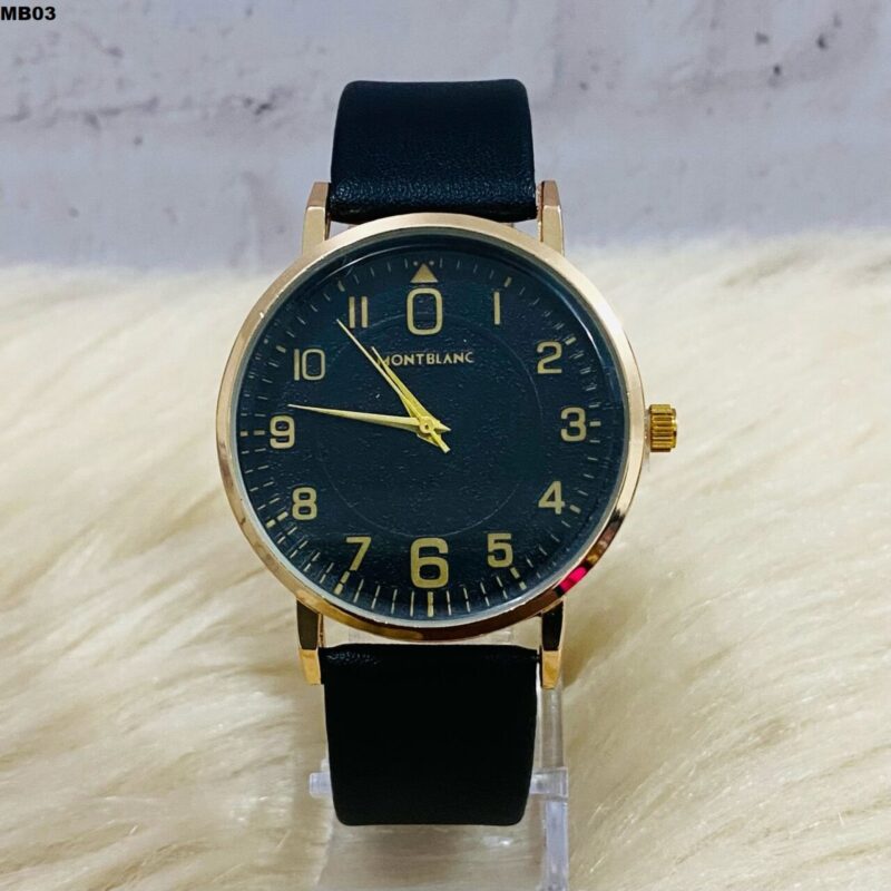 RELÓGIO PULSEIRA DE COURO MASC. - RPCMB03