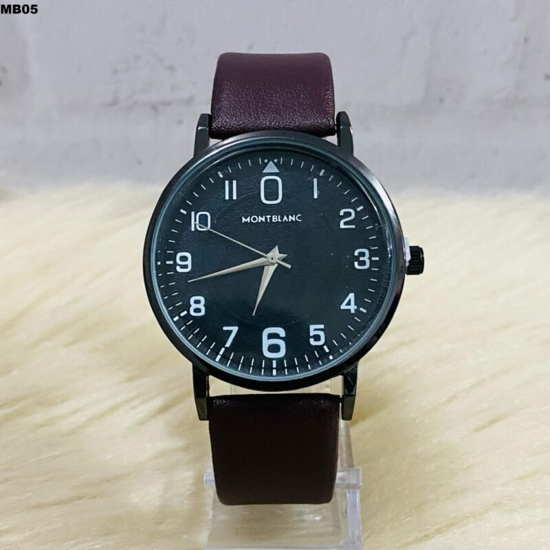 RELÓGIO PULSEIRA DE COURO MASC. - RPCMB05