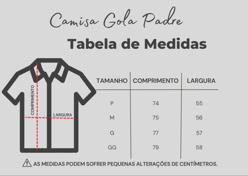 CAMISA GOLA PADRE – CGPPL01 - Image 3