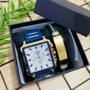 KIT MASC. RELÓGIO + PULSEIRA - KMR01