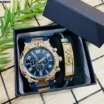 KIT MASC. RELÓGIO + PULSEIRA - KMR05