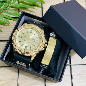 KIT MASC. RELÓGIO + PULSEIRA - KMR07