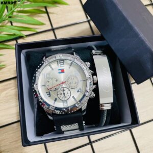 KIT MASC. RELÓGIO + PULSEIRA - KMR09