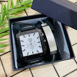 KIT MASC. RELÓGIO + PULSEIRA - KMR19