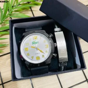 KIT MASC. RELÓGIO + PULSEIRA - KMR21