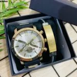 KIT MASC. RELÓGIO + PULSEIRA - KMR40