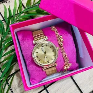 KIT PULSEIRA + RÉLOGIO - KT410