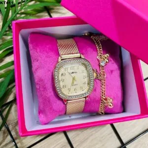 KIT PULSEIRA + RÉLOGIO - KT411