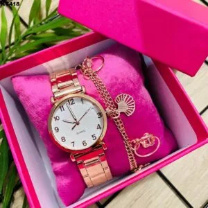 KIT PULSEIRA + RÉLOGIO - KT418