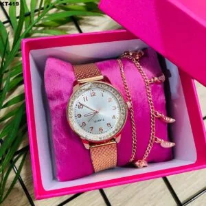 KIT PULSEIRA + RÉLOGIO - KT419