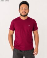 CAMISETA BÁSICA BORDADA – CBLARM01