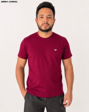 CAMISETA BÁSICA BORDADA – CBLARM01