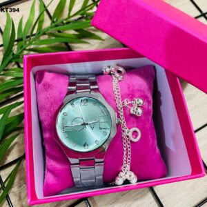 KIT FEM. PULSEIRA + RÉLOGIO - KT394