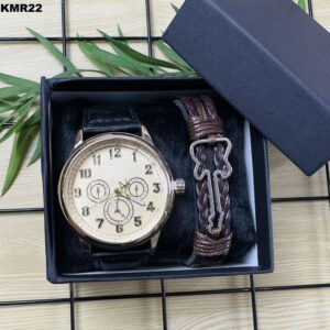 KIT MASC. RELÓGIO + PULSEIRA - KMR22