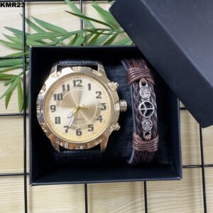 KIT MASC. RELÓGIO + PULSEIRA - KMR23