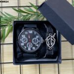 KIT MASC. RELÓGIO + PULSEIRA - KMR24