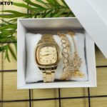 KIT FEM. PULSEIRA + RÉLOGIO - KT01