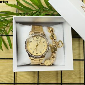 KIT FEM. PULSEIRA + RÉLOGIO - KT09
