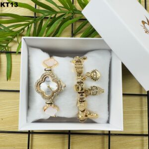 KIT FEM. PULSEIRA + RÉLOGIO - KT13