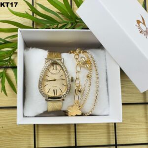 KIT FEM. PULSEIRA + RÉLOGIO - KT17