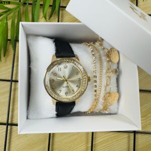 KIT FEM. PULSEIRA + RÉLOGIO - KT18