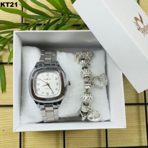 KIT FEM. PULSEIRA + RÉLOGIO - KT21