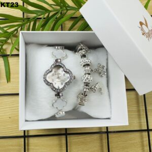 KIT FEM. PULSEIRA + RÉLOGIO - KT23