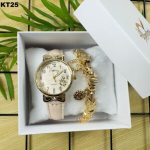 KIT FEM. PULSEIRA + RÉLOGIO - KT25