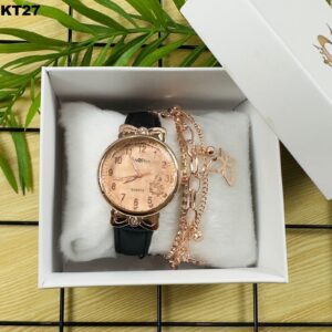 KIT FEM. PULSEIRA + RÉLOGIO - KT27