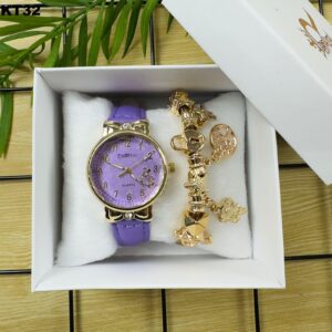 KIT FEM. PULSEIRA + RÉLOGIO - KT32