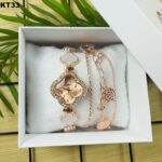 KIT FEM. PULSEIRA + RÉLOGIO - KT33